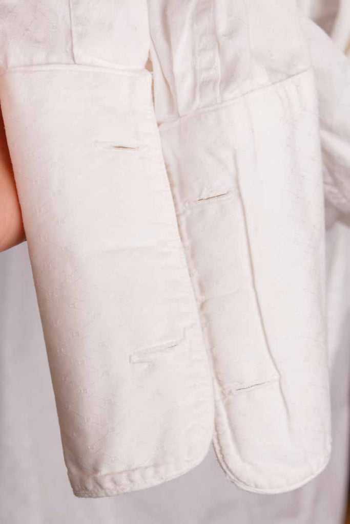 Herrenhemd weiß Manschetten