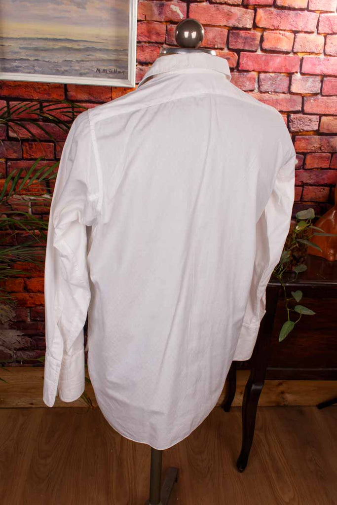 Herrenhemd weiß Manschetten