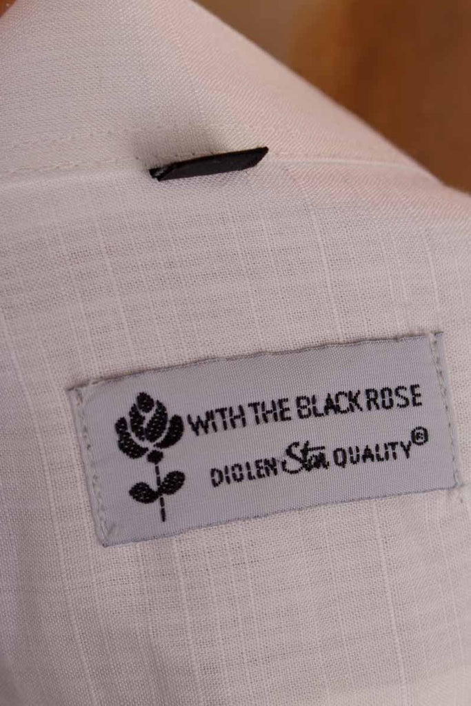 70s Disco Hemd weiß