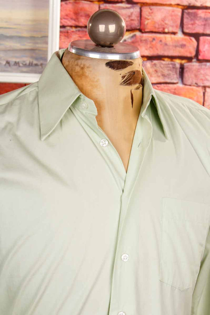 70s Disco Hemd mintgrün