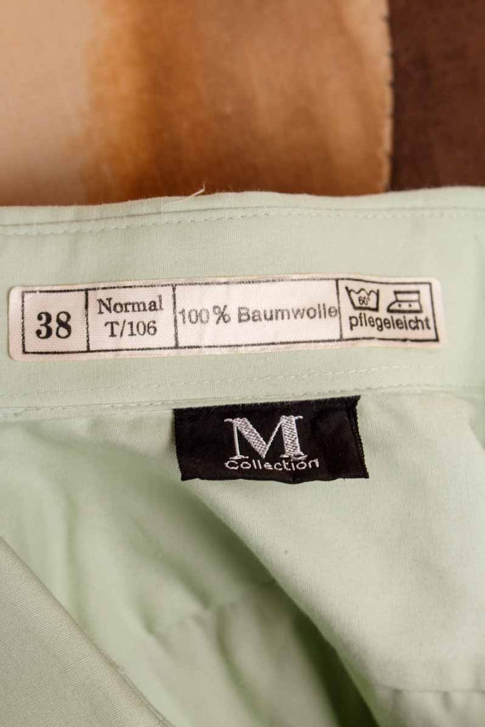 70s Disco Hemd mintgrün