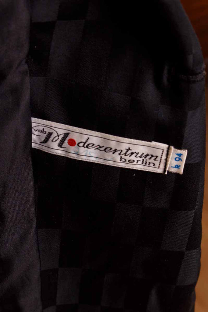 Kariertes Sakko schwarz