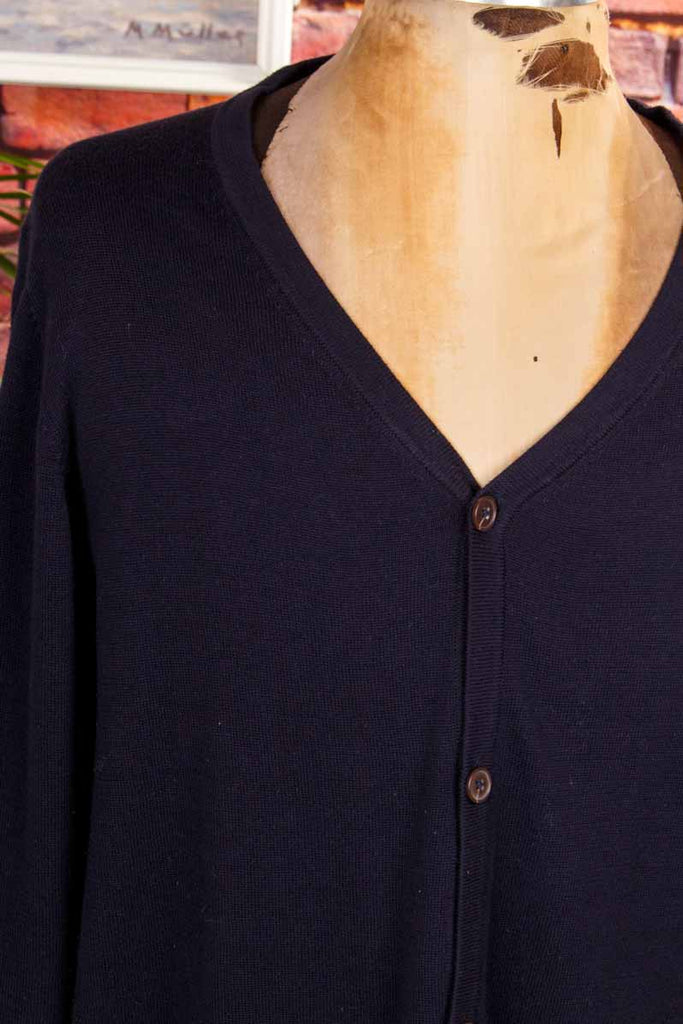 Cardigan dunkelblau Baumwollmix