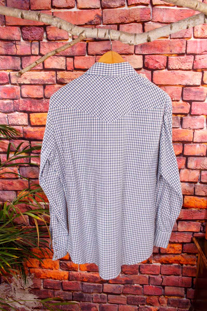 Wrangler Westernhemd blau kariert