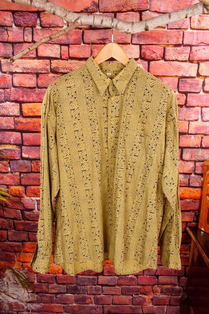 80s Freizeithemd khaki