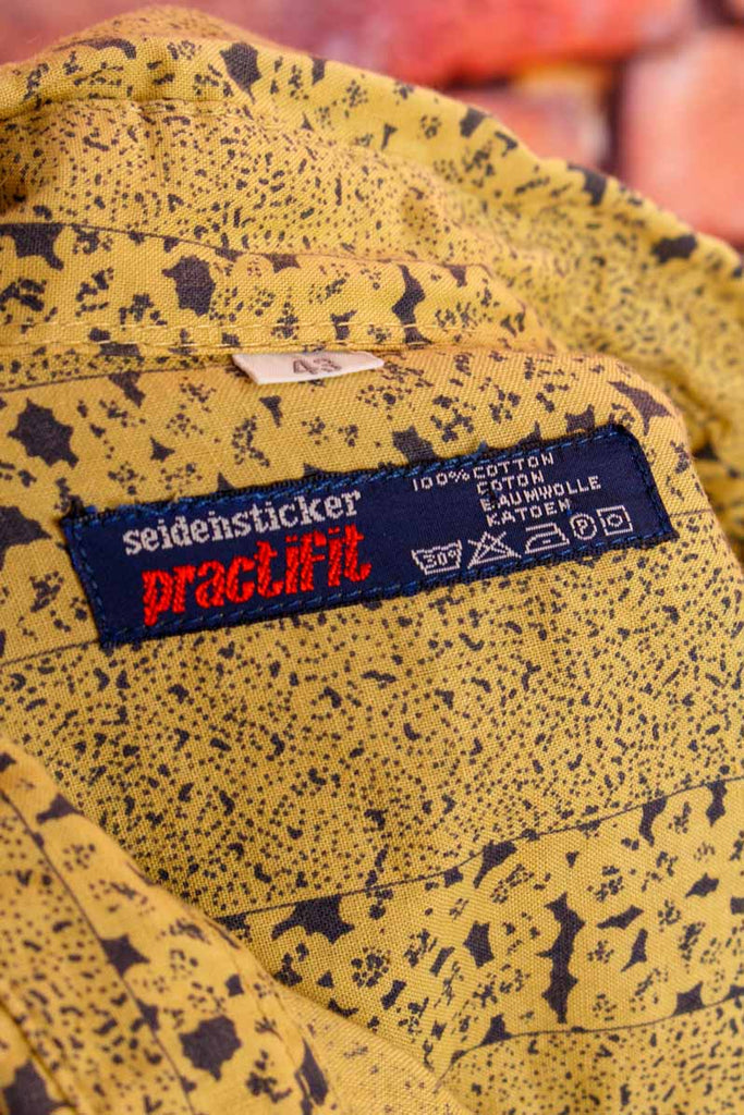 80s Freizeithemd khaki