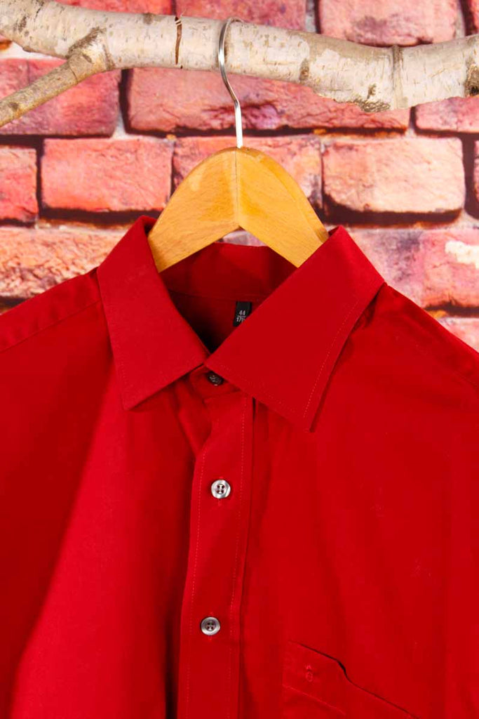 Eterna Hemd rot Langarm