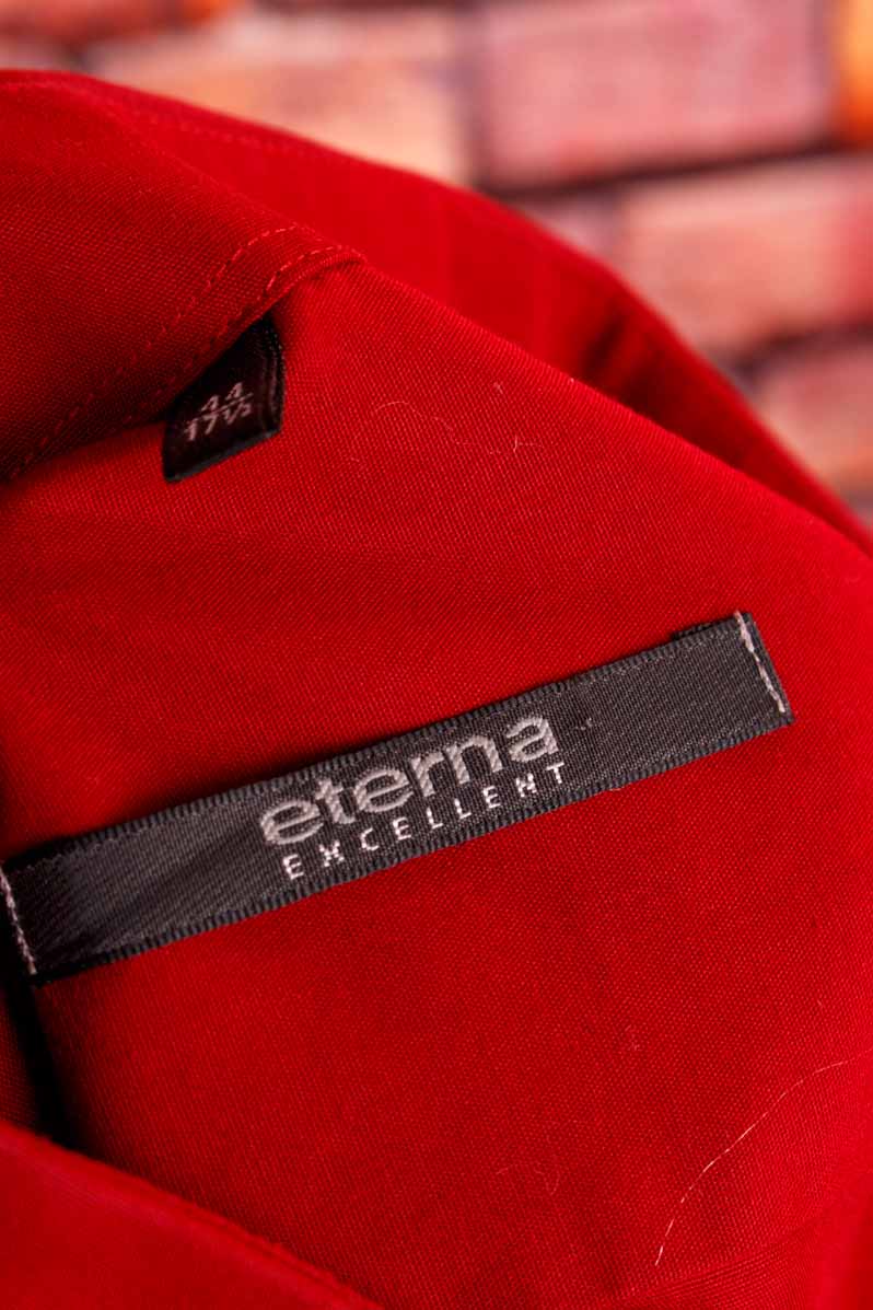 Eterna Hemd rot Langarm