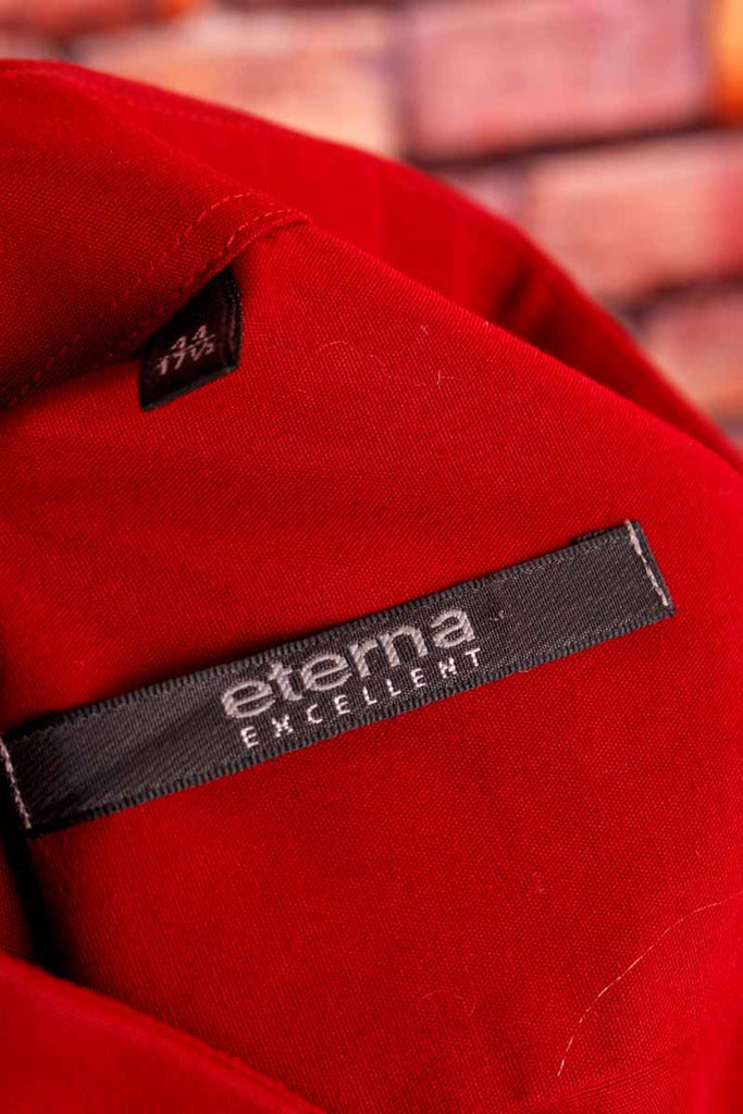 Eterna Hemd rot Langarm
