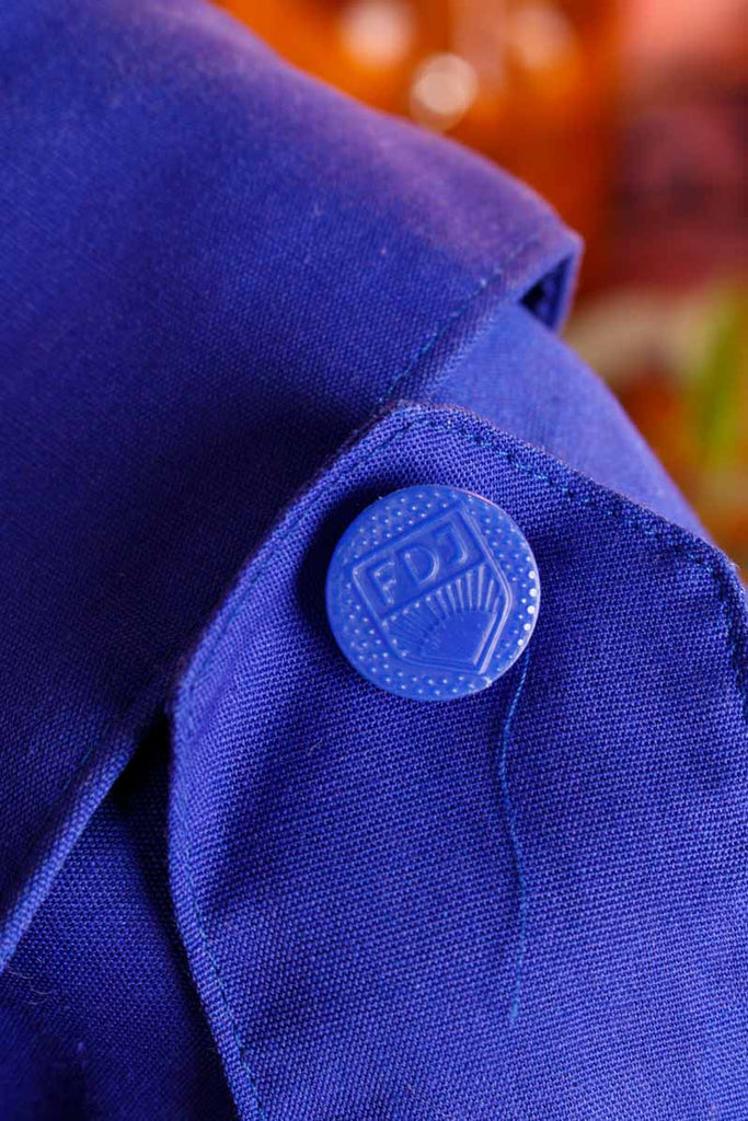 DDR FDJ Hemd blau