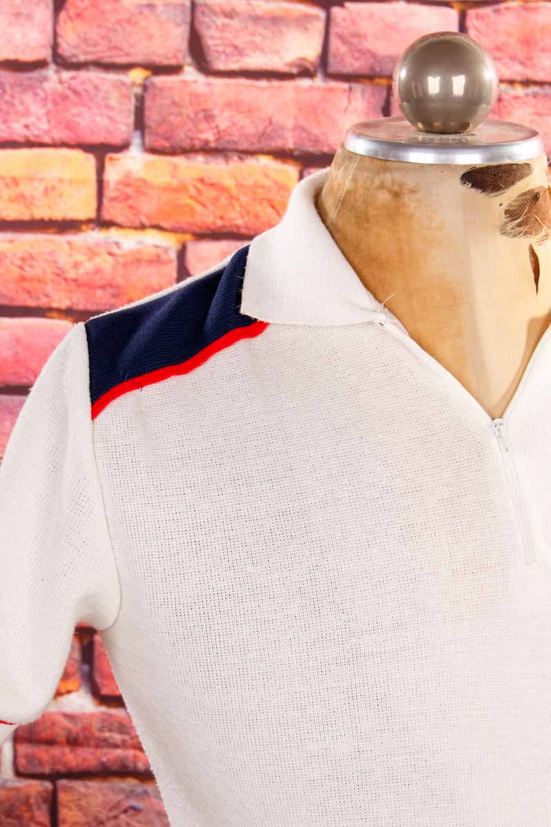 VEB Poloshirt weiß blau