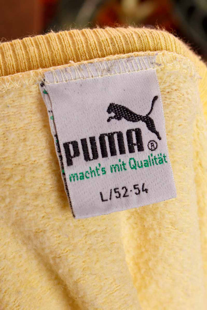90s Puma Sweatshirt gelb