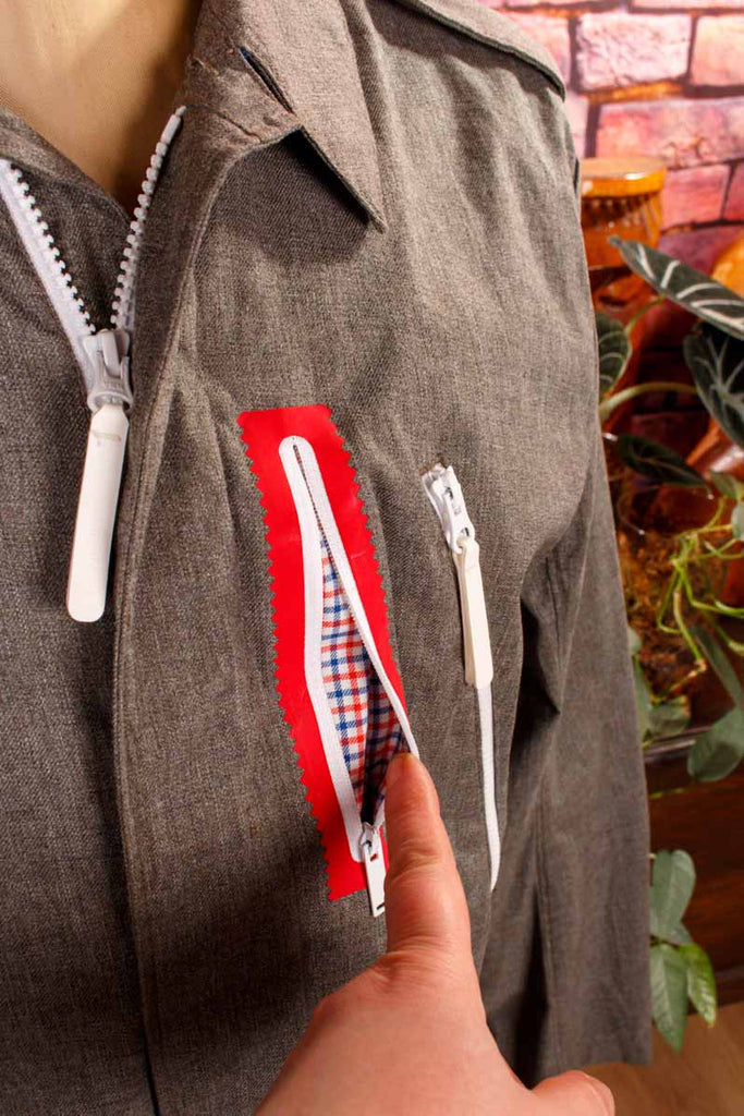 ADIDAS Sample Jacke grau