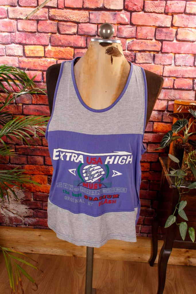 Vintage Ringershirt lila San Francisco