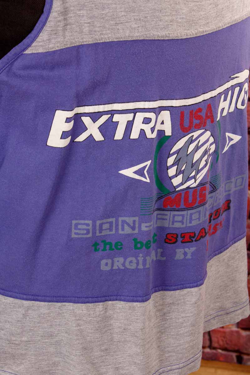 Vintage Ringershirt lila San Francisco