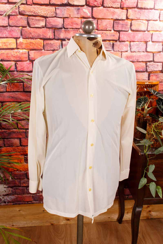 DDR Nylon Hemd beige