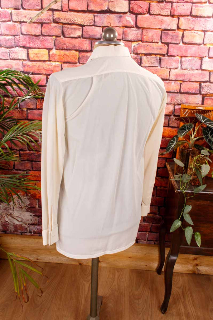 DDR Nylon Hemd beige