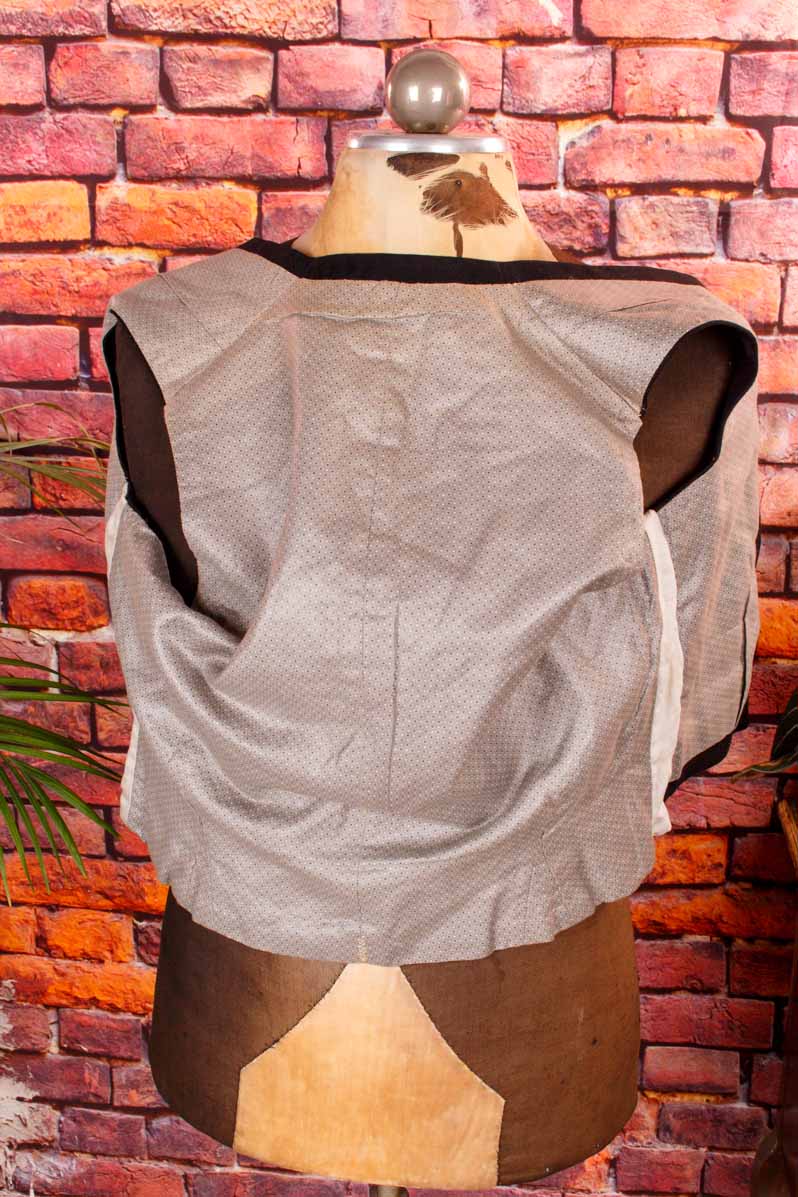 Vintage Weste schwarz