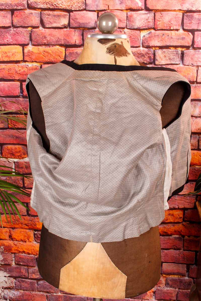 Vintage Weste schwarz