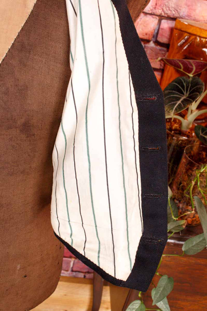 1930er Weste schwarz