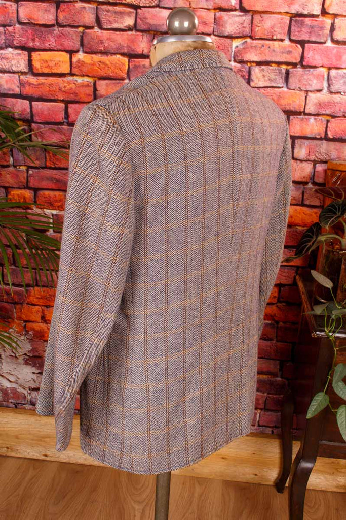 DDR Tweed Sakko beige kariert