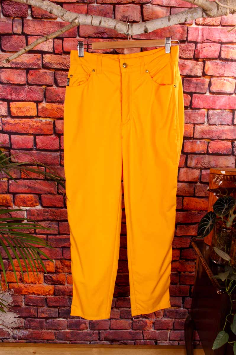 Vintage ESCADA Stretchjeans sonnengelb