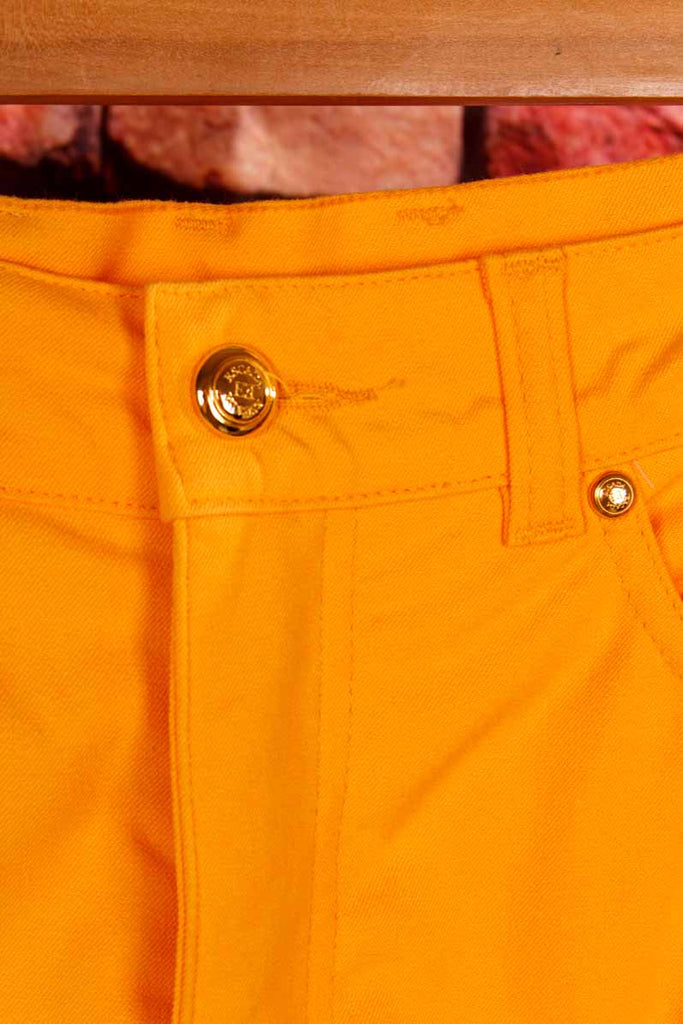 Vintage ESCADA Stretchjeans sonnengelb