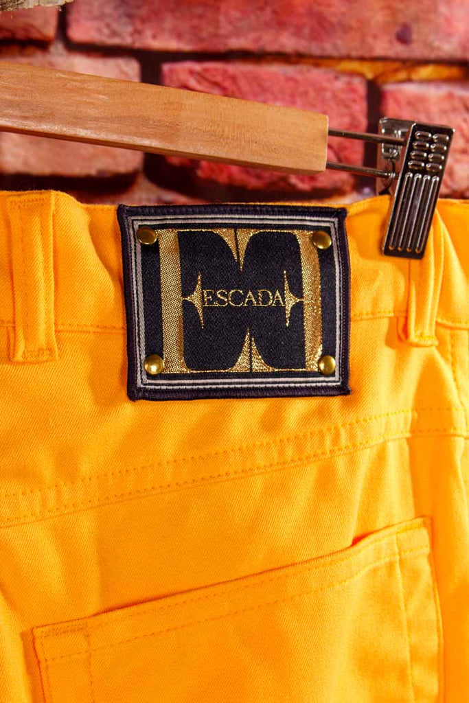 Vintage ESCADA Stretchjeans sonnengelb