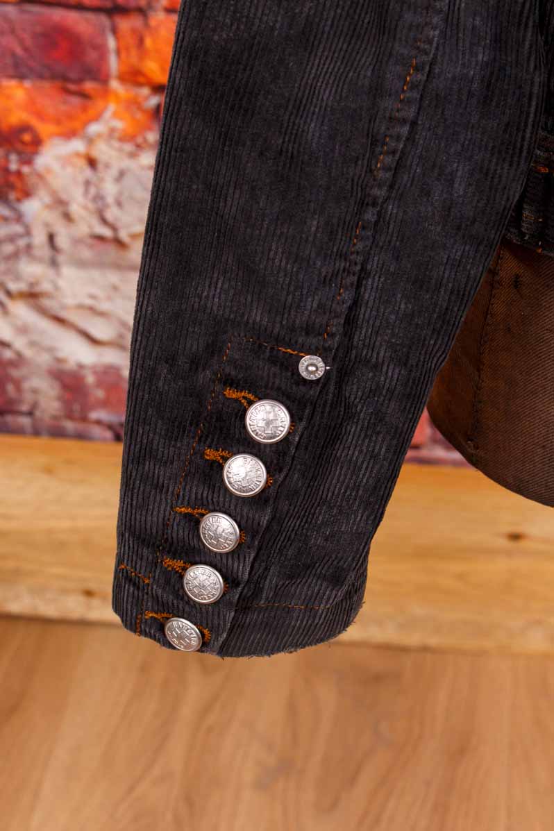 Gaultier reversible Cord Jeansjacke