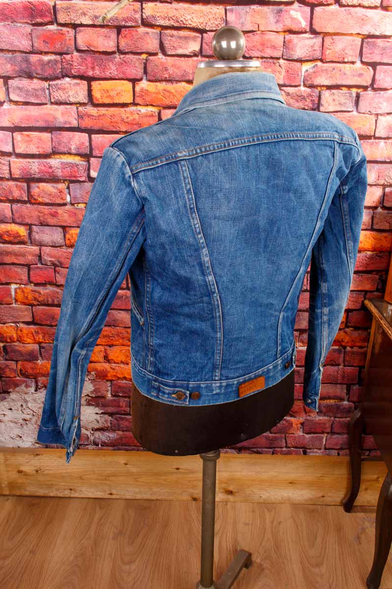 70s Wrangler Jeansjacke blau