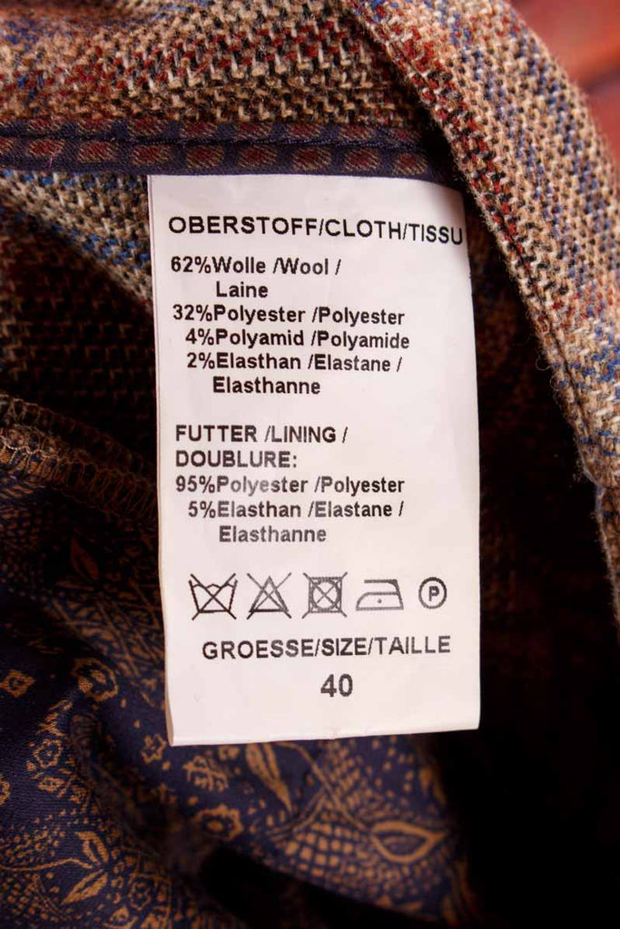 Charles Robertson Wollhose Glencheck