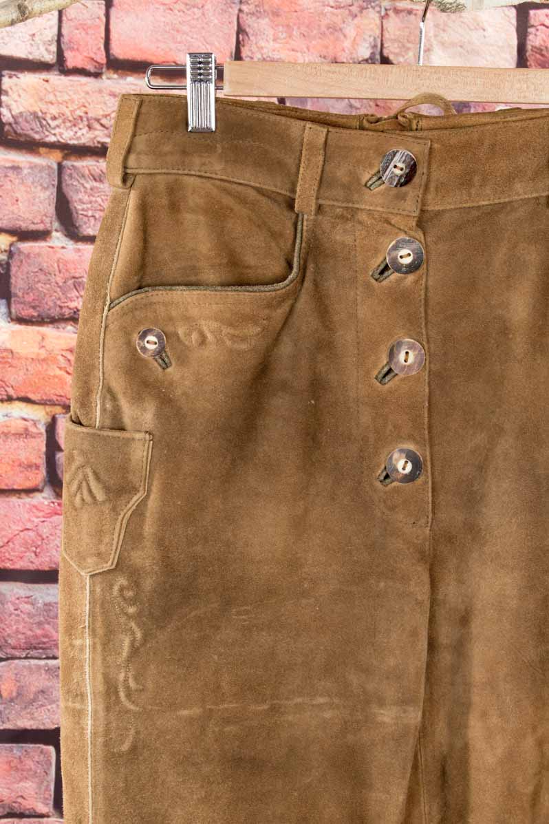 Spieth&Wensky Damen Lederhose braun