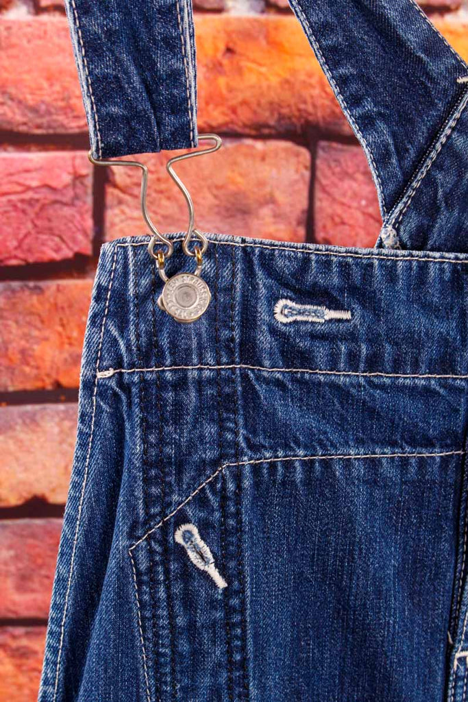 LEVIS Latzhose kurz blau