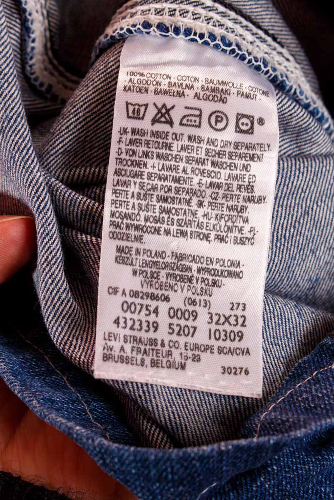 LEVIS Latzhose kurz blau