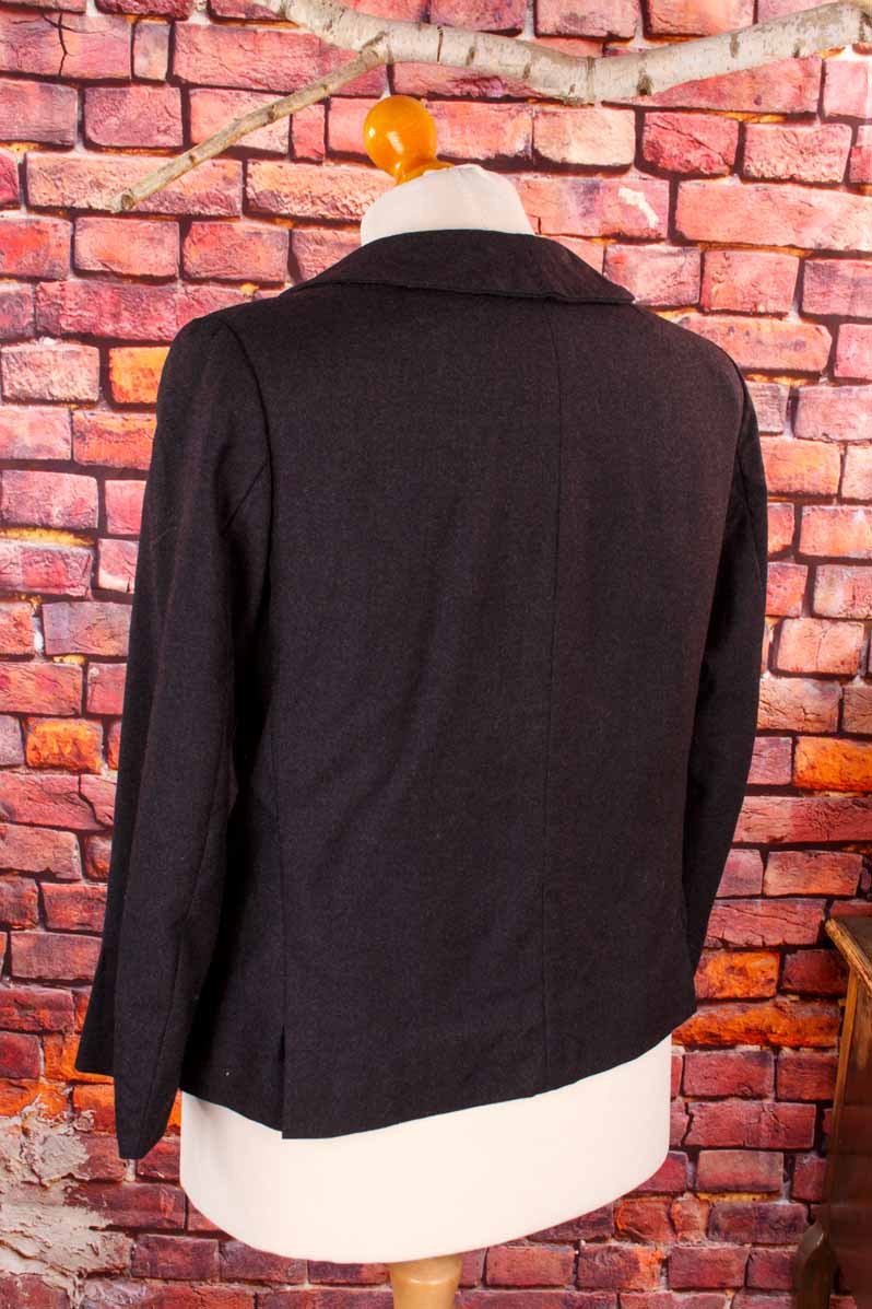 60s Kostümjacke grau Wolle