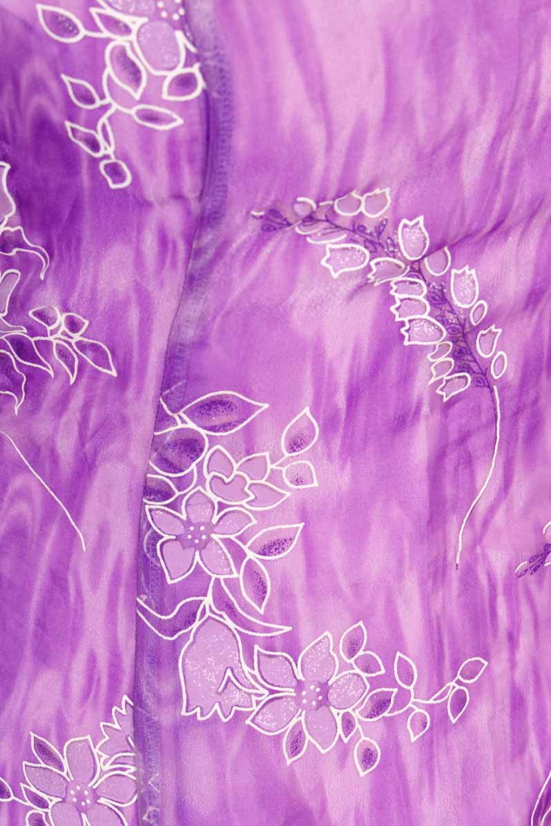 Abendkleid lila Glitzer