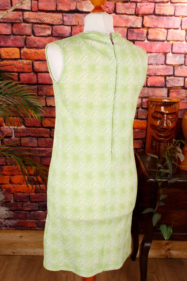 60s Shiftkleid neongrün