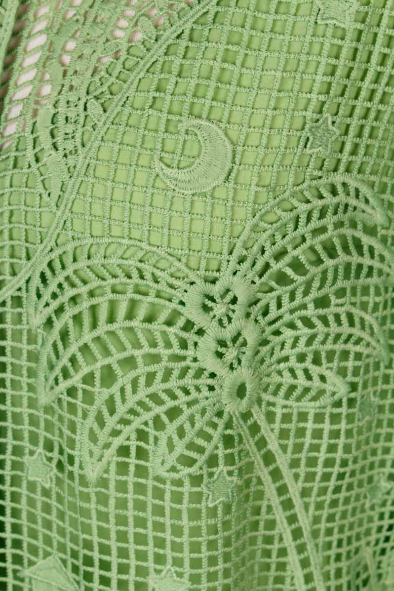 FARM Rio Green Guipire Shirt