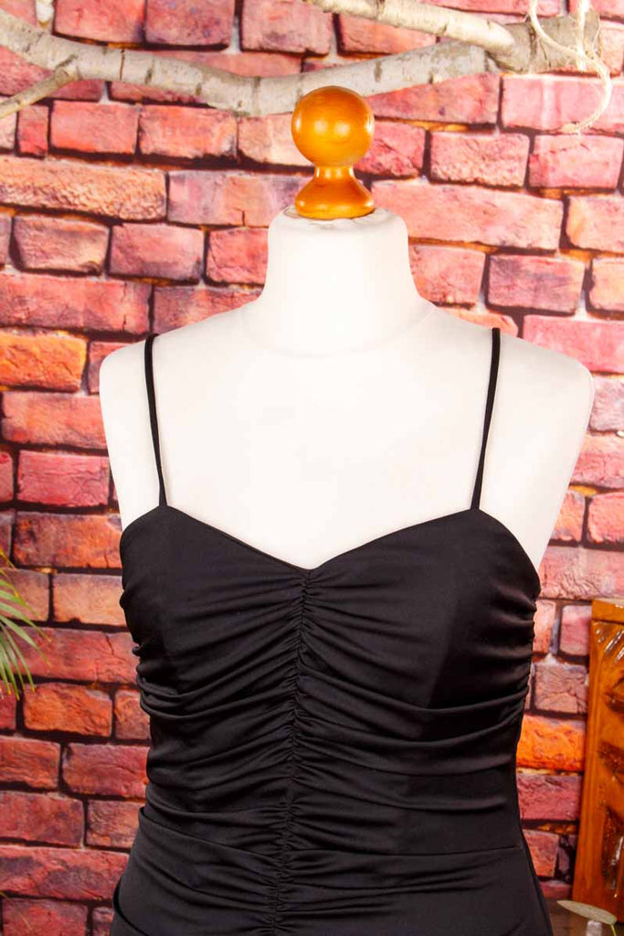 80er Partykleid schwarz pink