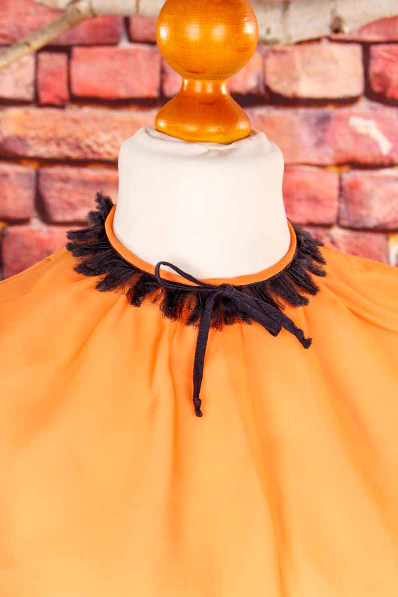 60s Top orange transparent