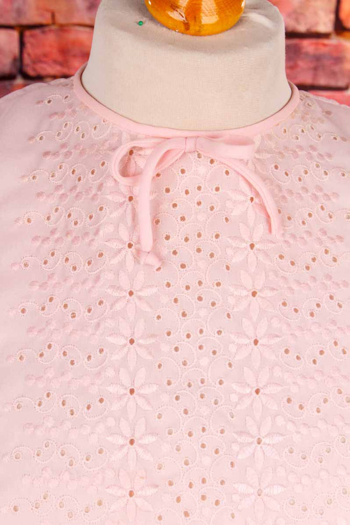 60s Bluse rosa