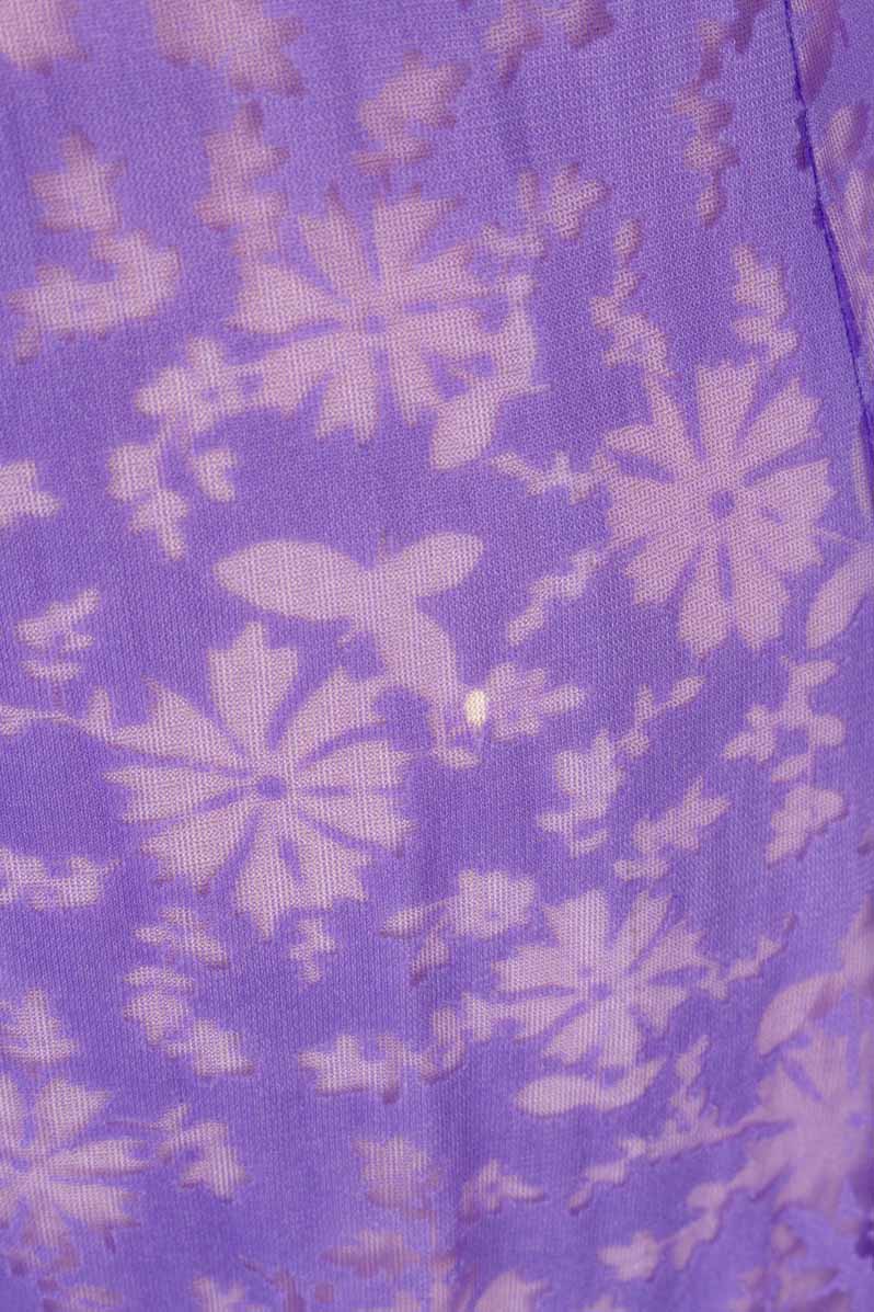 Vintage Unterkleid lila Ausbrenner
