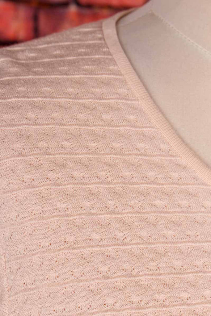 Strickkleid rosa Baumwollmix