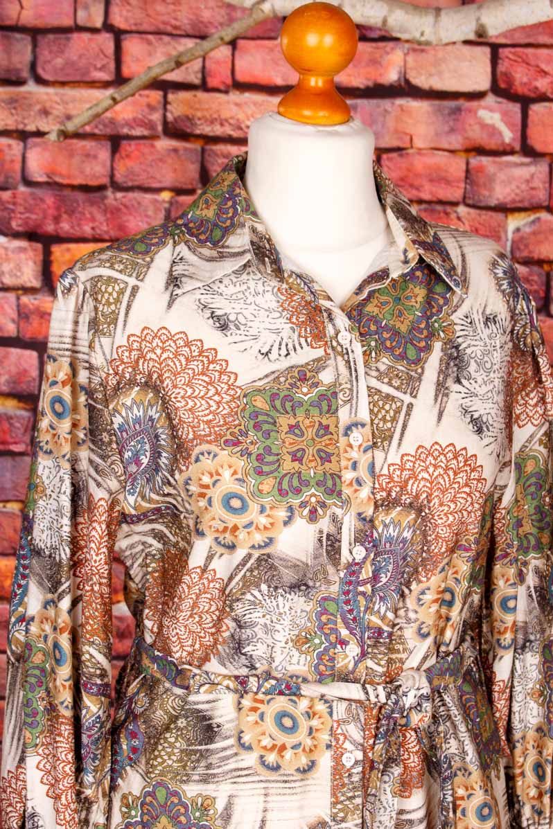 Boho Kleid bunt Muster