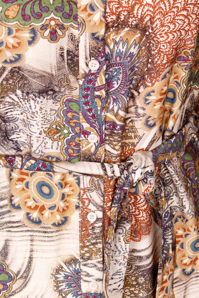 Boho Kleid bunt Muster