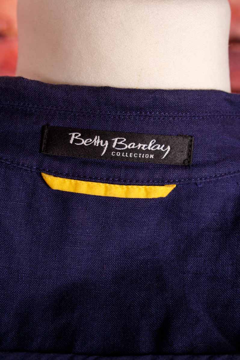 Betty Barclay Leinen Blusen blau