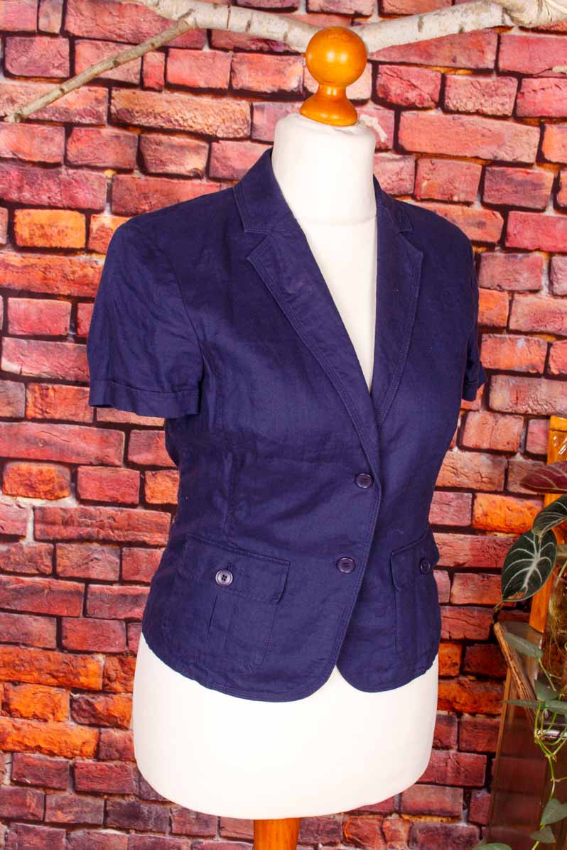 Betty Barclay Leinen Blusen blau