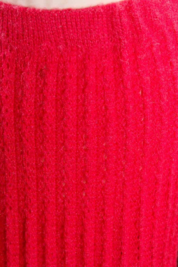 Strickrock pink Lochmuster