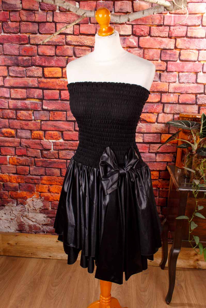 80er VEB Partykleid schwarz