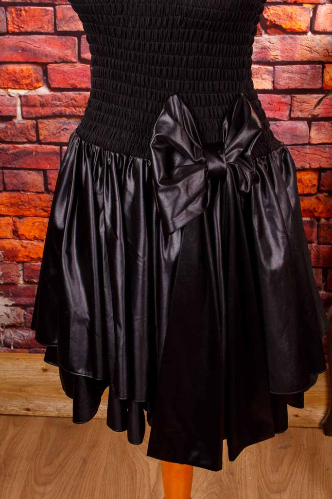 80er VEB Partykleid schwarz